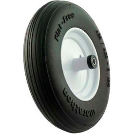 Marathon 00001 4.80/4.00-8 Flat Free Wheelbarrow Tire Ribbed Tread - 6