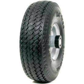 Marathon 00010 4.10/3.50-4 Hand Truck Tire Sawtooth Tread Flat Free - 2.25
