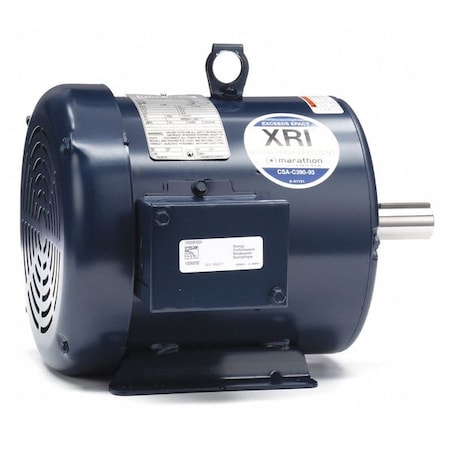 Three-Phase General Purpose Motor, 3 HP, 182T Frame, 230/460V AC Voltage, 3510 rpm Nameplate RPM MPN:182TTFBD6002
