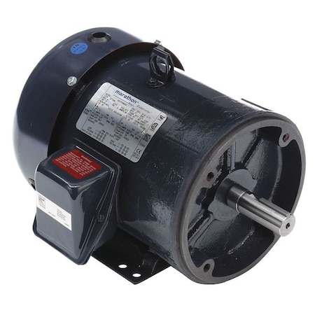 Three-Phase General Purpose Motor, 3 HP, 182TC Frame, 230/460V AC Voltage, 3530 rpm Nameplate RPM MPN:182TTFBD6003
