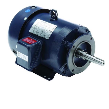 Close-Coupled Pump Motor, 12.0/6.0A, 5 HP MPN:184TTFBD6006