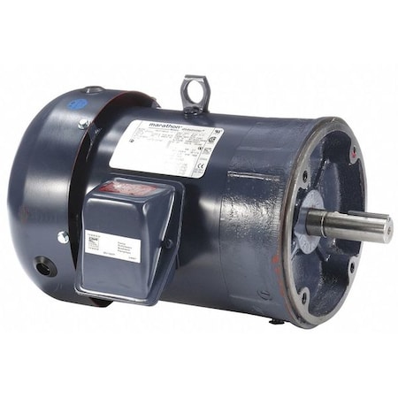 Three-Phase General Purpose Motor, 5 HP, 184TC Frame, 230/460V AC Voltage, 1765 rpm Nameplate RPM MPN:184TTFBD6029
