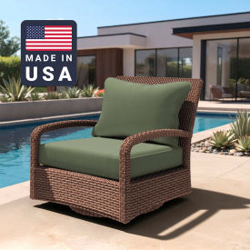 California Umbrella Deep Seat Cushion Rectangular Memory Foam Core Sunbrella Spa Fabric 199484072068