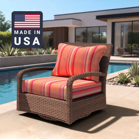 California Umbrella Deep Seat Cushion Rectangular Memory Foam CoreSunbrella Dolce Mango Fabric 199484072198