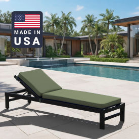 California Umbrella Chaise Lounge Cushion Rectangular Memory Foam Core Sunbrella Spa Fabric 199484073744