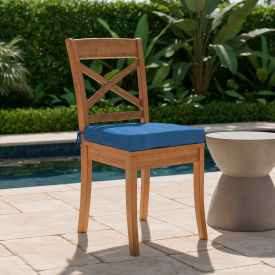 California Umbrella Seat Pad Cushion Foam Filled Olefin Capri Fabric Set of 2 199484074420 - Pkg Qty 2