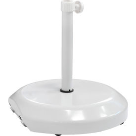 California Umbrella CFMT Patio Umbrella Base with 2 Casters 75 lb. White CFMT172-WHITE