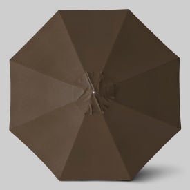 California Umbrella Newport 11' Patio Umbrella Silver Anodized Pole Sunbrella Cocoa AATF118AH002-5425-SWV