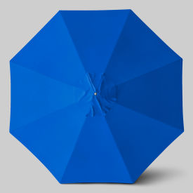 California Umbrella Newport 11' Patio Umbrella Black Pole Sunbrella Pacific Blue AATF118AH709-5401-SWV
