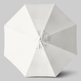 California Umbrella Newport 11' Patio Umbrella Ashwood Simulation Pole Sunbrella Natural AATF118AH724-5404-SWV