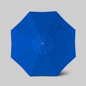 California Umbrella Newport 7.5' Patio Umbrella Black Pole Sunbrella Pacific Blue AATF758AH709-5401