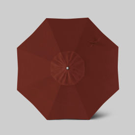 California Umbrella Newport 7.5' Patio Umbrella Black Pole Sunbrella Henna AATF758AH709-5407