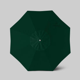 California Umbrella Newport 7.5' Patio Umbrella Black Pole Sunbrella Forest Green AATF758AH709-5446
