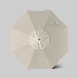 California Umbrella Newport 7.5' Patio Umbrella Black Pole Sunbrella Canvas AATF758AH709-5453