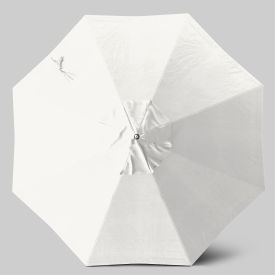 California Umbrella Newport 9' Patio Umbrella Black Pole Sunbrella Natural AATF908AH709-5404