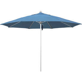 California Umbrella Venture 11' Patio Umbrella Silver Pole Olefin Capri Fabric ALTO118002-F26