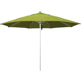 California Umbrella Venture 11' Patio Umbrella Silver Pole Olefin Kiwi Fabric ALTO118002-F55