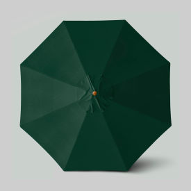 California Umbrella Venture 11' Patio Umbrella Teak Simulation Pole Olefin Hunter Green ALTO118112-F08