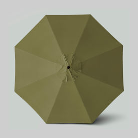 California Umbrella Venture 11' Patio Umbrella Bronze Pole Sunbrella Spectrum Cilantro ALTO118117-48022