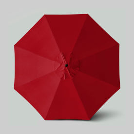 California Umbrella Venture 11' Patio Umbrella Bronze Pole Sunbrella Jockey Red ALTO118117-5403