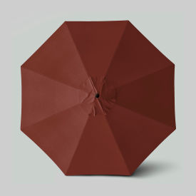 California Umbrella Venture 11' Patio Umbrella Bronze Pole Sunbrella Henna ALTO118117-5407