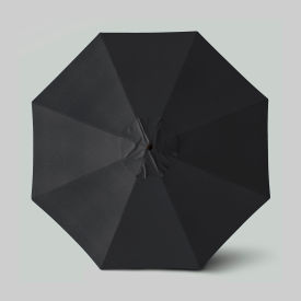 California Umbrella Venture 11' Patio Umbrella Bronze Pole Sunbrella Black ALTO118117-5408