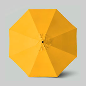 California Umbrella Venture 11' Patio Umbrella Bronze Pole Sunbrella Sunflower Yellow ALTO118117-5457