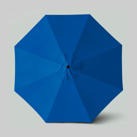 California Umbrella Venture 11' Patio Umbrella Bronze Pole Olefin Royal Blue ALTO118117-F03