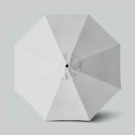 California Umbrella Venture 11' Patio Umbrella Bronze Pole Olefin White ALTO118117-F04