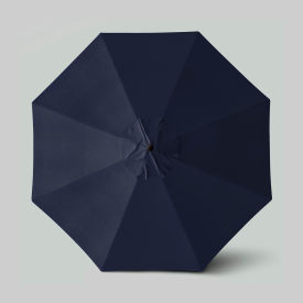 California Umbrella Venture 11' Patio Umbrella Bronze Pole Olefin Navy Blue ALTO118117-F09