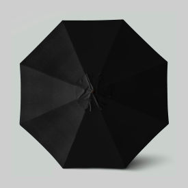 California Umbrella Venture 11' Patio Umbrella Bronze Pole Olefin Black ALTO118117-F32