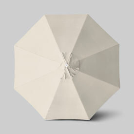 California Umbrella Venture 11' Patio Umbrella Ashwood Simulation Pole Sunbrella Canvas ALTO118724-5453