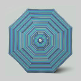California Umbrella Venture 11' Patio Umbrella Ashwood Simulation Pole Sunbrella Dolce Oasis ALTO118724-56001
