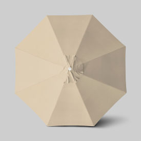 California Umbrella Venture 11' Patio Umbrella Ashwood Simulation Pole Olefin Antique Beige ALTO118724-F22