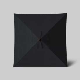 California Umbrella Venture 6' Patio Umbrella Bronze Pole Sunbrella Black ALTO604117-5408