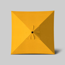 California Umbrella Venture 6' Patio Umbrella Bronze Pole Sunbrella Sunflower Yellow ALTO604117-5457