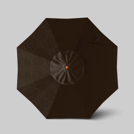 California Umbrella Venture 7.5' Patio Umbrella Teak Simulation Pole Sunbrella Bay Brown ALTO758112-5432