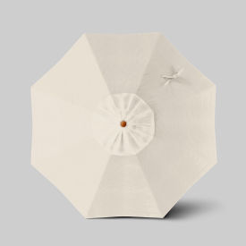 California Umbrella Venture 7.5' Patio Umbrella Teak Simulation Pole Sunbrella Canvas ALTO758112-5453