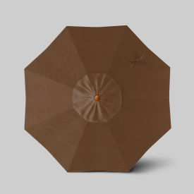 California Umbrella Venture 7.5' Patio Umbrella Teak Simulation Pole Sunbrella Teak ALTO758112-5488