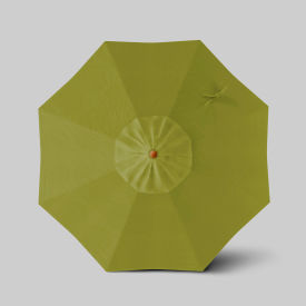 California Umbrella Venture 7.5' Patio Umbrella Teak Simulation Pole Olefin Kiwi ALTO758112-F55