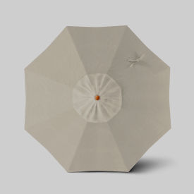 California Umbrella Venture 7.5' Patio Umbrella Teak Simulation Pole Olefin Woven Granite ALTO758112-F77