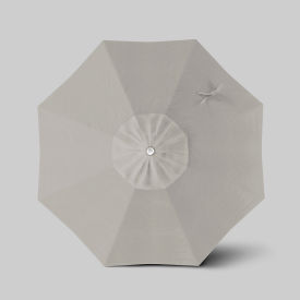 California Umbrella Venture 7.5' Patio Umbrella Ashwood Simulation Pole Sunbrella Granite ALTO758724-5402