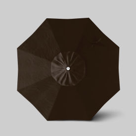 California Umbrella Venture 7.5' Patio Umbrella Ashwood Simulation Pole Sunbrella Bay Brown ALTO758724-5432