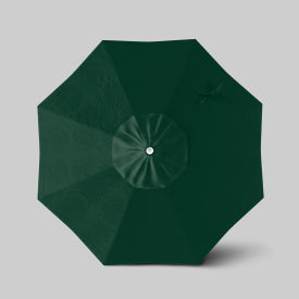 California Umbrella Venture 7.5' Patio Umbrella Ashwood Simulation Pole Sunbrella Forest Green ALTO758724-5446