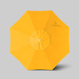 California Umbrella Venture 7.5' Patio Umbrella Ashwood Simulation Pole Sunbrella Sunflower Ylw ALTO758724-5457