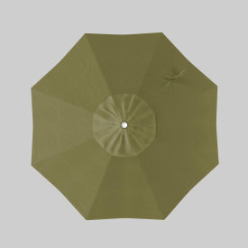 California Umbrella Coast 7.5' Patio Umbrella White Pole Sunbrella Spectrum Cilantro ALTO758G174-48022-SCE-BND050316