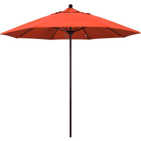 California Umbrella 9' Patio Umbrella Venture Series Bronze Pole Olefin Sunset ALTO908117-F27