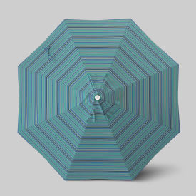 California Umbrella Venture 9' Patio Umbrella Ashwood Simulation Pole Sunbrella Dolce Oasis ALTO908724-56001