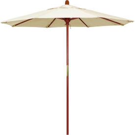 California Umbrella 7.5' Patio Umbrella Grove Series Hardwood Pole Sunbrella Canvas MARE758-5453