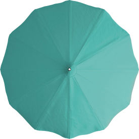 California Umbrella Pagoda 8-1/2' Patio Umbrella White Pole Sunbrella Aruba SMPT852174CLAS-5416-BND503016